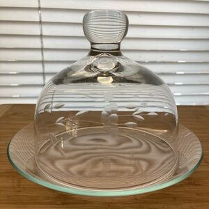 Princess House glass dome